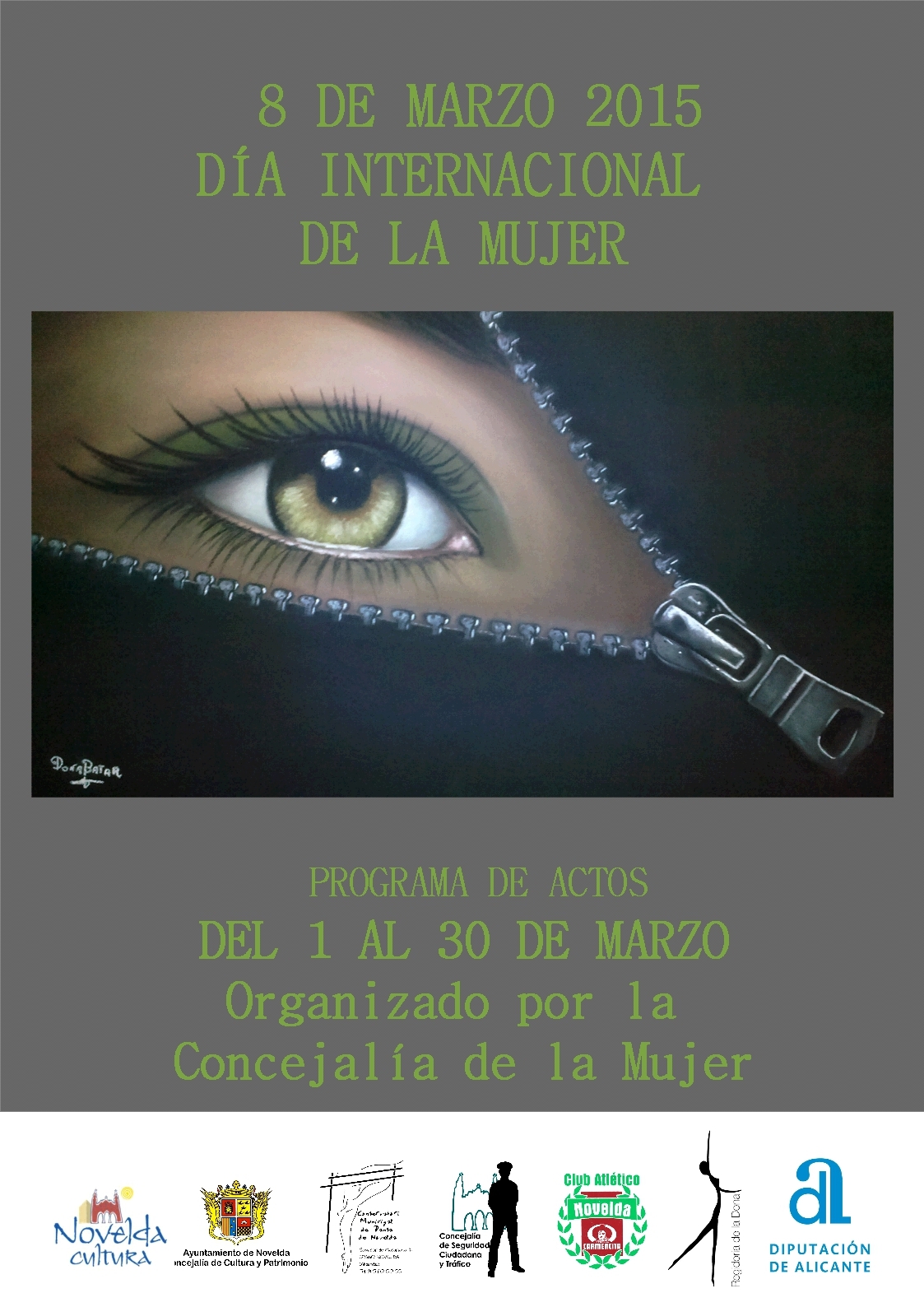 Cartel semana de la mujer 2015